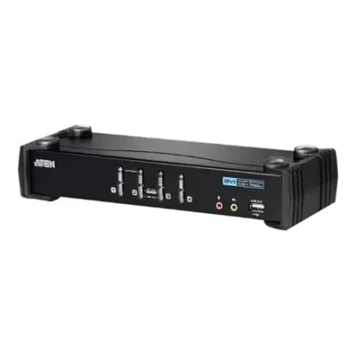 Aten 4-Port USB DVI / Audio KVMP Switch  |  Aten  |  4-Port USB DVI / Audio KVMP™ Switc