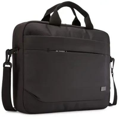 Case Logic  |  Advantage  |  Подходит для размера до 14"  |  Messenger - Портфель  |  Черный  |  Ремень через плечо
