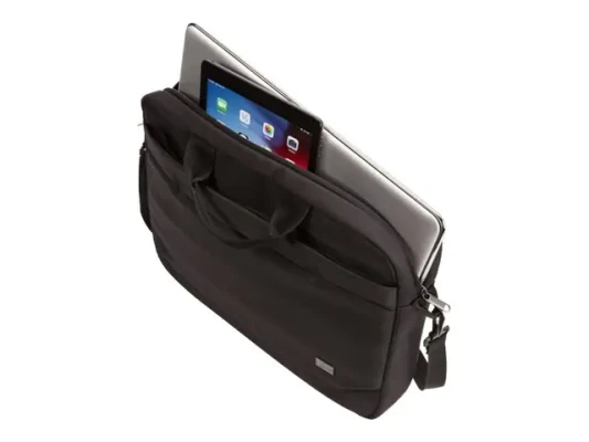 Case Logic  |  Advantage  |  Подходит для размера до 15.6"  |  Messenger - Портфель  |  Черный  |  Ремень через плечо