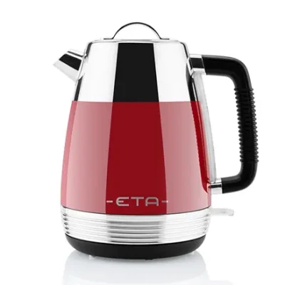 ETA  |  Storio Kettle  |  ETA918690030  |  Standard  |  2150 W  |  1.7 L  |  Stainless steel  |  360° rotational base  |  Red
