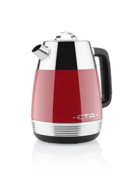 ETA  |  Storio Kettle  |  ETA918690030  |  Standard  |  2150 W  |  1.7 L  |  Stainless steel  |  360° rotational base  |  Red