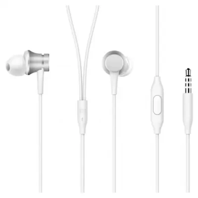Xiaomi  |  Mi iekšējās austiņas Basic  |  ZBW4355TY  |  Iebūvēts mikrofons  |  3.5 mm  |  Sudrabs