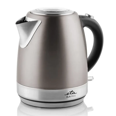 ETA  |  Kettle  |  Ela mini ETA859990040  |  Standard  |  2100 W  |  1.2 L  |  Stainless steel  |  360° rotational base  |  Grey