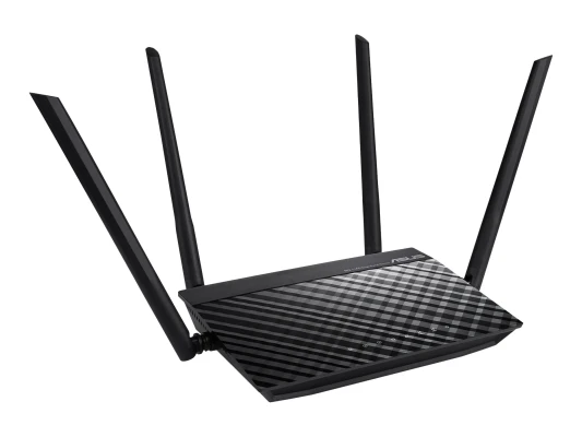 ASUS RT-AC1200 V2 маршрутизатор  |  AC1200  |  Wi-Fi 5  |  2.4 GHz, 5 GHz  |  4× RJ-45