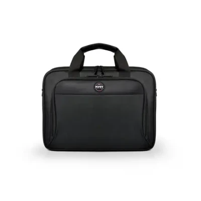 PORT DESIGNS  |  105064  |  HANOI II CLAMSHELL  |  Fits up to size 15.6 "  |  Messenger - Briefcase  |  Black  |  Shoulder strap