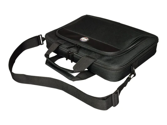 PORT DESIGNS  |  105064  |  HANOI II CLAMSHELL  |  Fits up to size 15.6 "  |  Messenger - Briefcase  |  Black  |  Shoulder strap