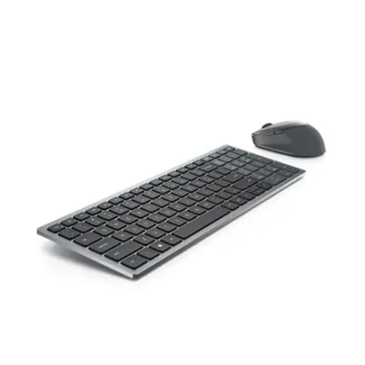 Dell  |  Keyboard and Mouse  |  KM7120W  |  Keyboard and Mouse Set  |  Wireless  |  Batteries included  |  US  |  Bluetooth  |  Titan Gray  |  Numeric keypad  |  Wireless connection