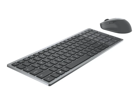 Dell  |  Keyboard and Mouse  |  KM7120W  |  Keyboard and Mouse Set  |  Wireless  |  Batteries included  |  US  |  Bluetooth  |  Titan Gray  |  Numeric keypad  |  Wireless connection