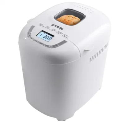 Gorenje  |  Bread maker  |  BM910WII  |  Power 550 W  |  Number of programs 15  |  Display LCD  |  White