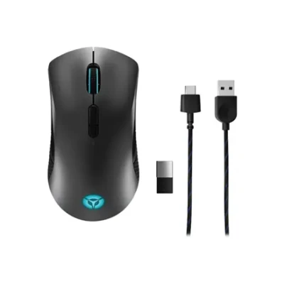 Lenovo  |  Wireless Gaming Mouse  |  Legion M600  |  Optical Mouse  |  2.4 GHz, Bluetooth or Wired by USB 2.0  |  Black  |  1 year(s)