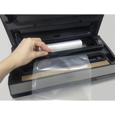 Caso  |  Bar Vacuum sealer  |  VR 690 advanced  |  Power 130 W  |  Temperature control  |  Black / Stainless steel