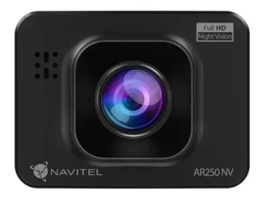 Navitel  |  Automobiļu videoreģistrators  |  AR250 NV  |  24 mēneši  |  Nē  |  Audio ierakstītājs  |  Kustības noteikšanas tehnoloģija  |  Micro-USB