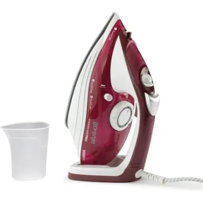 Gorenje  |  Steam Iron  |  SIH3000RBC  |  Power 3000 W  |  Water tank capacity 350 ml  |  Continuous steam 40 g / min  |  Red / White  |  Steam boost performance 105 g / min
