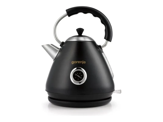Gorenje  |  Kettle  |  K17CLBK  |  Electric  |  2200 W  |  1.7 L  |  Plastic and metal  |  360° rotational base  |  Black