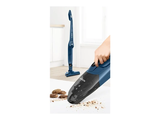 Bosch  |  Vacuum Cleaner  |  Readyy'y 16Vmax BBHF216  |  Cordless operating  |  Handstick and Handheld  |  - W  |  14.4 V  |  Operating time (max) 36 min  |  Blue  |  Warranty 24 month(s)  |  Battery warranty 24 month(s)