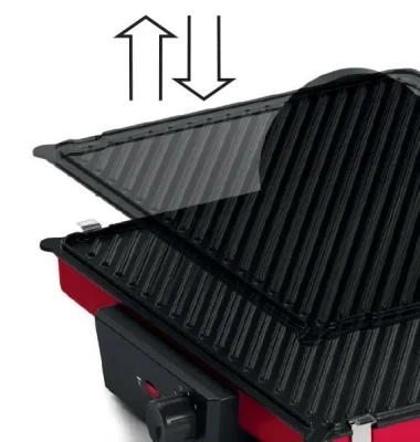 Bosch  |  Grill  |  TCG4104  |  Contact  |  2000 W  |  Red