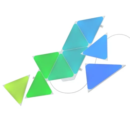Nanoleaf  |  Shapes Triangles sākuma komplekts (9 paneļi)  |  1 W  |  16M+ krāsas
