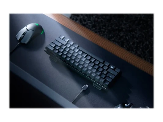 Razer  |  Huntsman Mini 60%  |  Black  |  Gaming keyboard  |  Wired  |  Opto-Mechanical  |  RGB LED light  |  NORD