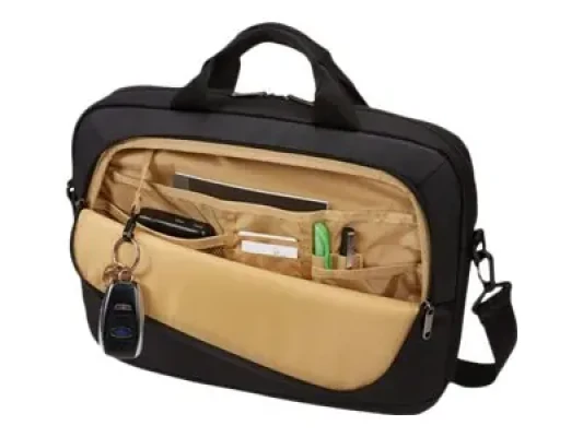 Case Logic  |  PROPA-114  |  Propel Attaché  |  Fits up to size 12-14 "  |  Messenger - Briefcase  |  Black  |  Shoulder strap