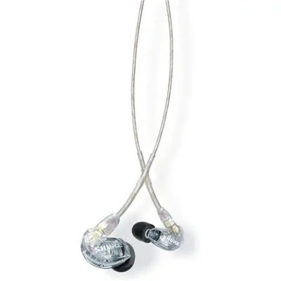 Shure SE215 austiņas, caurspīdīgas  |  Shure