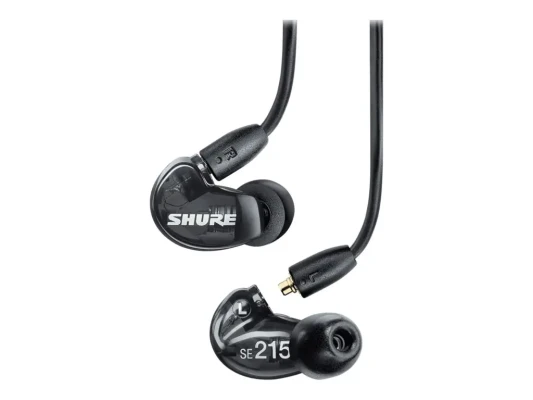 Shure SE215 austiņas, melnas  |  Shure