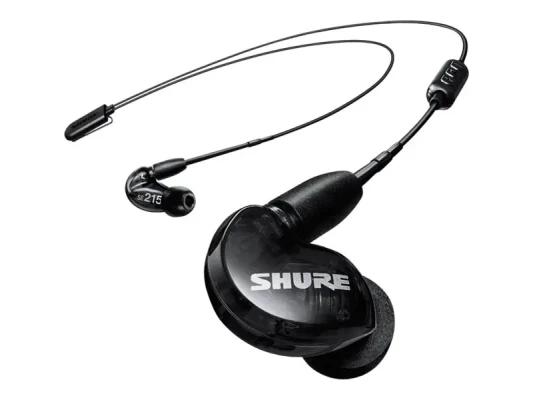 Shure SE215 austiņas, melnas  |  Shure