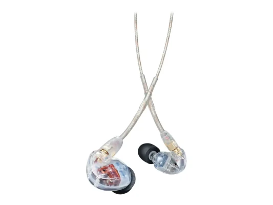 Shure SE535 austiņas, caurspīdīgas  |  Shure