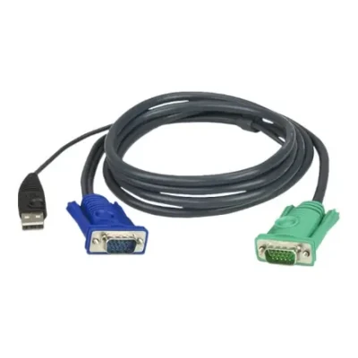 Aten  |  1.8M USB KVM Cable with 3 in 1 SPHD  |  2L-5202U