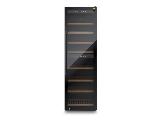 Caso  |  Smart Wine Cooler  |  WineExclusive 180  |  Energy efficiency class G  |  Showcase  |  Free standing  |  Bottles capacity 180 bottles  |  Cooling type Compressor technology  |  Black