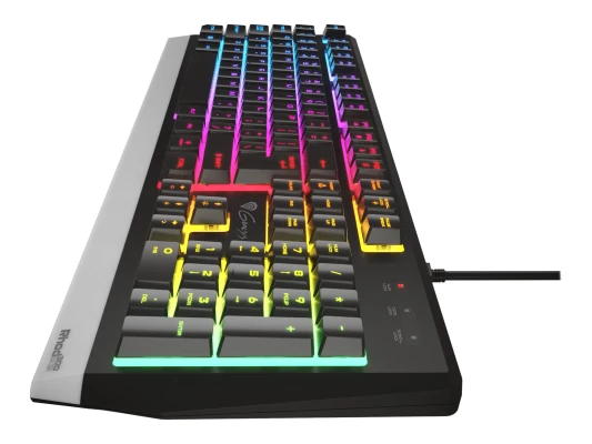 Genesis  |  Rhod 300 RGB  |  Black  |  Gaming keyboard  |  Wired  |  RGB LED light  |  US  |  1.75 m