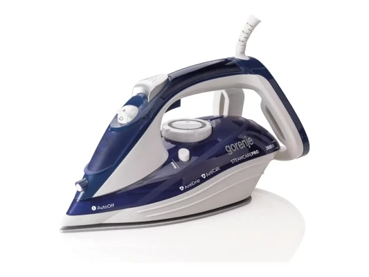 Gorenje  |  Steam Iron  |  SIH2600BLC  |  Power 2600 W  |  Water tank capacity 350 ml  |  Continuous steam 30 g / min  |  Blue / White  |  Steam boost performance 95 g / min