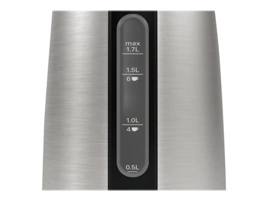 Bosch  |  Kettle  |  DesignLine TWK3P420  |  Electric  |  2400 W  |  1.7 L  |  Stainless steel  |  360° rotational base  |  Stainless steel / Black