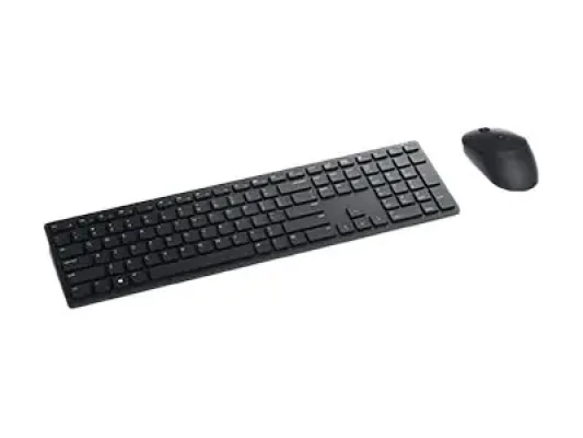 Dell  |  Pro Keyboard and Mouse (RTL BOX)  |  KM5221W  |  Keyboard and Mouse Set  |  Wireless  |  Batteries included  |  US  |  Black  |  Wireless connection