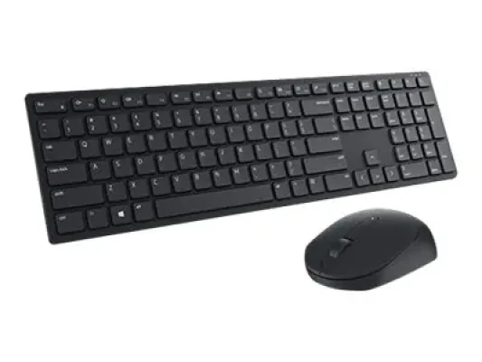 Dell  |  Pro Keyboard and Mouse (RTL BOX)  |  KM5221W  |  Keyboard and Mouse Set  |  Wireless  |  Batteries included  |  Russian  |  Black  |  Wireless connection