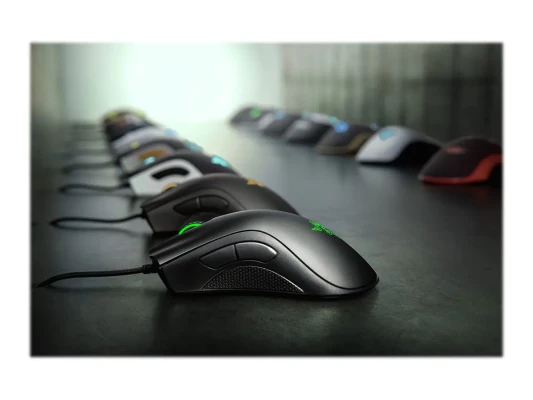 Razer  |  Essential Ergonomic Gaming mouse  |  Wired  |  Infrared  |  Gaming Mouse  |  Black  |  DeathAdder