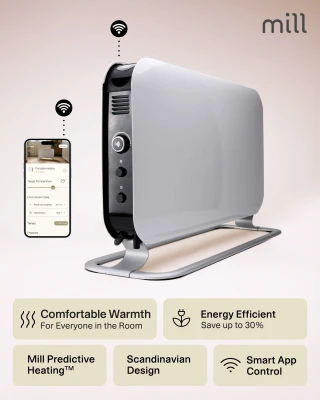 Mill  |  Heater  |  CO1200WIFI3 GEN3  |  Convection Heater  |  1200 W  |  Number of power levels 3  |  Suitable for rooms up to 14-18 m²  |  White  |  N / A