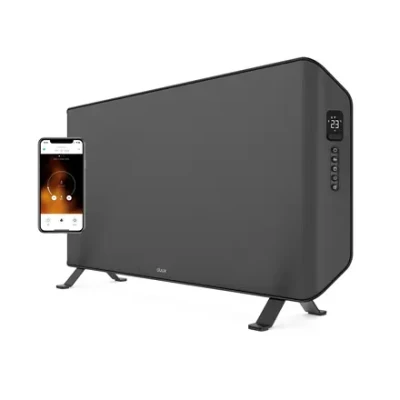 Duux  |  Edge 2000 Smart konvektora sildītājs  |  2000 W  |  Piemērots telpām līdz 30 m²  |  IP24  |  Pelēks