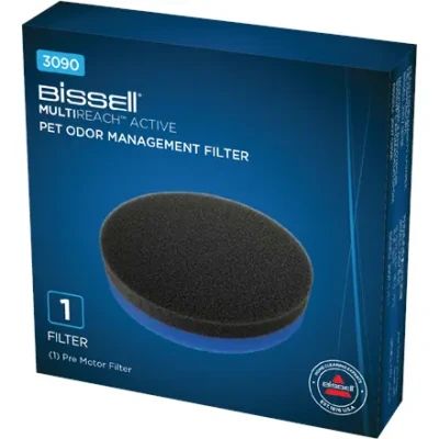 Bissell  |  Multireach Active dzīvnieku smaku pārvaldības filtrs, putekļsūcēju piederumi  |  Nav ml  |  1 gab.  |  Melns