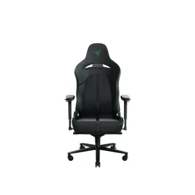 Razer Enki Gaming Chair with Enchanced Customization, Black / Green  |  Razer Ergonomic Gaming Chair Enki EPU Synthetic Leather; Steel; Aluminium  |  Black / Green