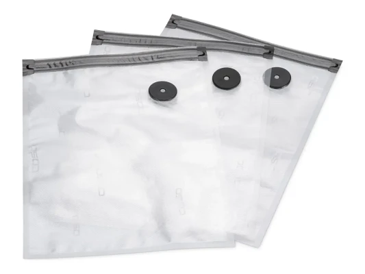 Caso  |  Zip bags  |  01294  |  20 pcs  |  Dimensions (W x L) 26 x 35 cm