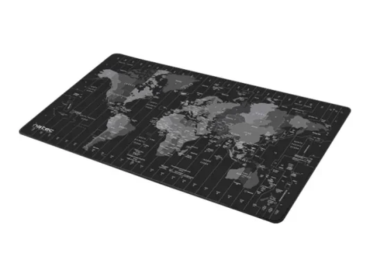 Natec Mouse Pad, Time Zone Map, Maxi, 800x400 mm  |  Natec  |  Mouse Pad Maxi  |  Time Zone Map