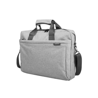 Natec Laptop Bag, Mustela, 15.6", Grey  |  Natec  |  Mustela  |  Fits up to size 15.6 "  |  Toploading laptop case  |  Grey  |  Shoulder strap