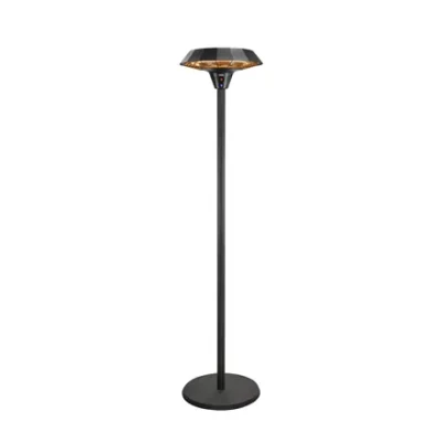 TunaBone  |  Electric Standing Infrared Patio Heater  |  TB2068S-01  |  Patio heater  |  2000 W  |  Number of power levels 3  |  Suitable for rooms up to 20 m²  |  Black  |  IP45