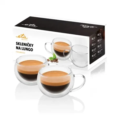 ETA  |  Lungo cups  |  ETA518091010  |  For coffee  |  2 pc(s)  |  Dishwasher proof  |  Glass