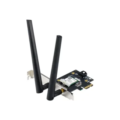 ASUS PCE-AX1800 PCIe Wi-Fi Adapter  |  AX1800  |  Wi-Fi 6  |  Bluetooth 5.2  |  MU-MIMO