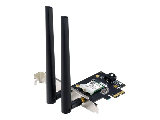 ASUS PCE-AX1800 PCIe Wi-Fi Adapter  |  AX1800  |  Wi-Fi 6  |  Bluetooth 5.2  |  MU-MIMO
