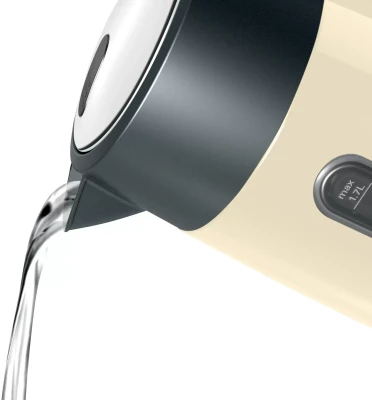 Bosch  |  Kettle  |  TWK4P437  |  Electric  |  2400 W  |  1.7 L  |  Stainless steel  |  Beige
