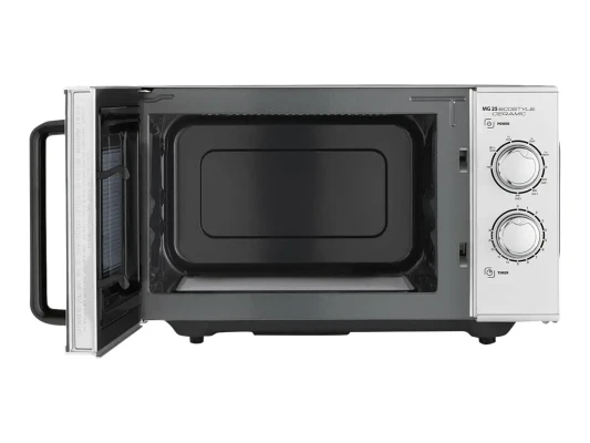 Caso  |  Keramiskā mikroviļņu krāsns ar grilu  |  MG 25 Ecostyle  |  Brīvi stāvoša  |  25 L  |  900 W  |  Grils  |  Sudraba