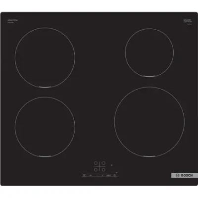 Bosch  |  Hob  |  PUE611BB5E  |  Induction  |  Number of burners / cooking zones 4  |  Touch  |  Timer  |  Black