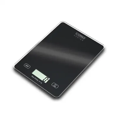 Caso  |  Kitchen scale  |  Slim  |  Maximum weight (capacity) 5 kg  |  Graduation 1 g  |  Black